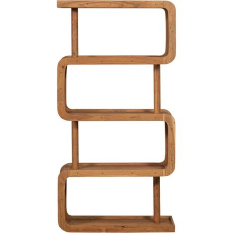 Étagère haute design en bois 82x160cm CLYMO (1/5)