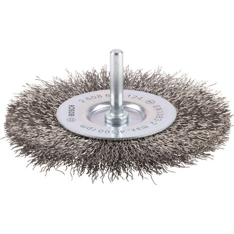 Bosch Brushing PRO Stainless Steel clean Wire Wheel Straight Shank 100 x 0.3mm