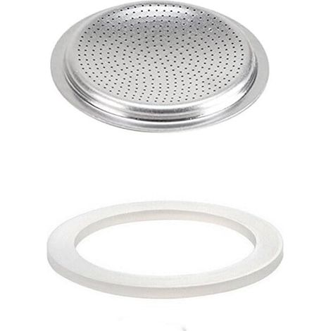 Joint de rechange en silicone pour cafetière Moka à 1-12 tasses, pot de rechange pour cafetière à expresso, joint d'étanchéité en caoutchouc pour pot de cuisson, joint d'étanchéité en silicone pour (1/5)