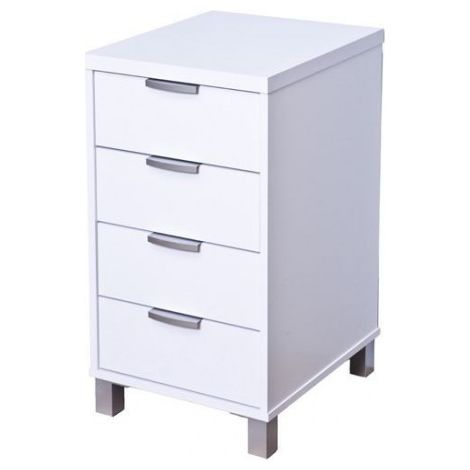 TOPKIT | Commode Andalucía 1043 | Table de chevet | Commode de chambre | Blanc (1/4)