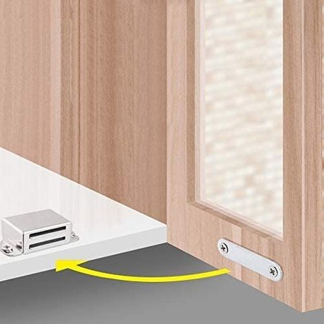 10 pièces aimants d'armoire loquet de porte magnétique en acier inoxydable aimant de porte pour cuisine salle de bain armoire fermetures de garde-robe loquet de tiroir