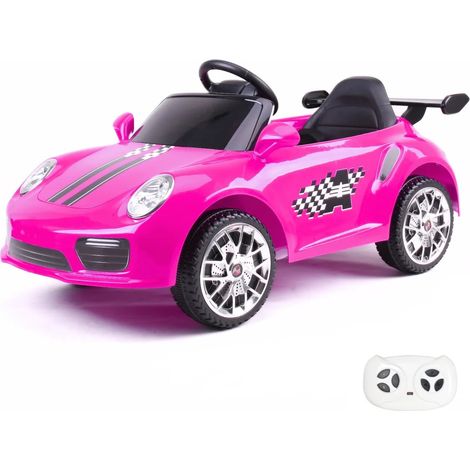 Estilo Porsche 911 12V - Coche Eléctrico para Niños - 1 a 5 años - Rosa (1/5)