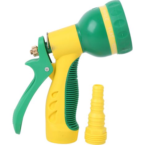 Pistolet d'Arrosage 8 Fonctions avec Poignée en Alliage d'Aluminium pour Jardin (1/5)