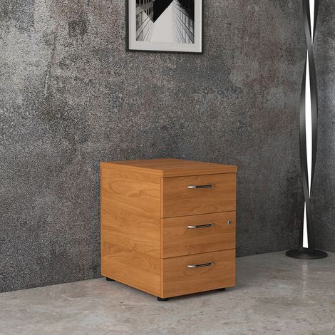 Caisson de bureau moderne coloris noyer Oscar (1/2)