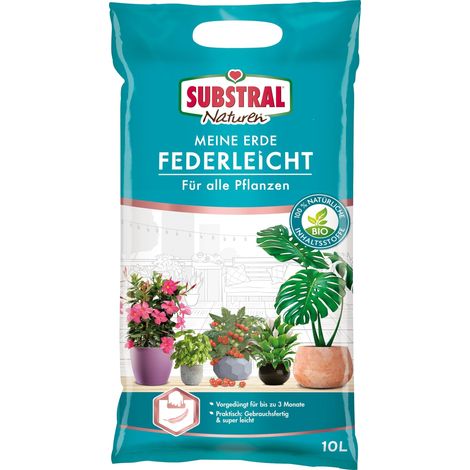 Terra universal Substral federleicht ligero retención humedad 10