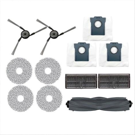 Seitenbürste + Filter + Hauptgummibürste für Bot X40 Ultra — Wartungsset, kompatible Ersatzteile für Saugroboter, Zubehör, effiziente Bodenreinigung, Komplettpaket. (1/5)