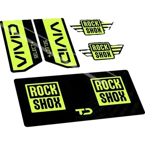 Pegatinas de vinilo resistente, diseños personalizables, color amarillo fluorescente. (1/2)