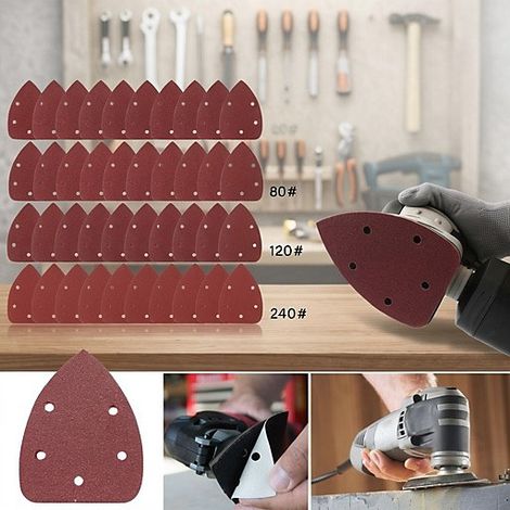 Mouse sanding sheets, sanding pads for palm sander,  40 pack