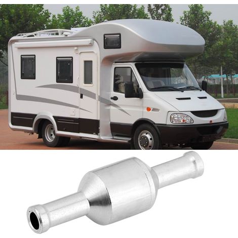 Clapet anti-retour droit en aluminium pour carburant diesel gaz liquide air, passage direct 6mm, non retour, fileté, étanche (1/5)