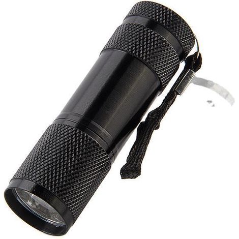 Lampada LED UV da 395 nm, 3 batterie AAA incluse, rilevatore (1/3)
