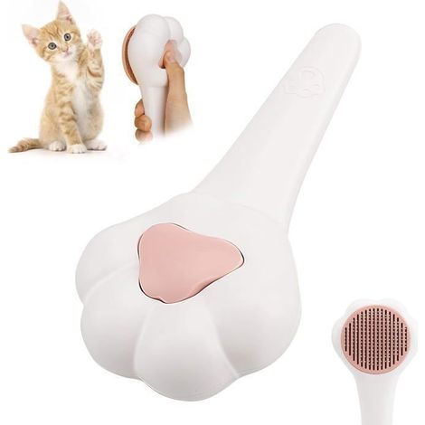Lot de 10 brosses pour animaux, brosse pour chiens à poils longs et courts, peigne pour chats, brosse multicolore (1/5)