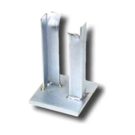 Plaque de fixation a sceller pour verins. - FAAC 737604 (1/3)