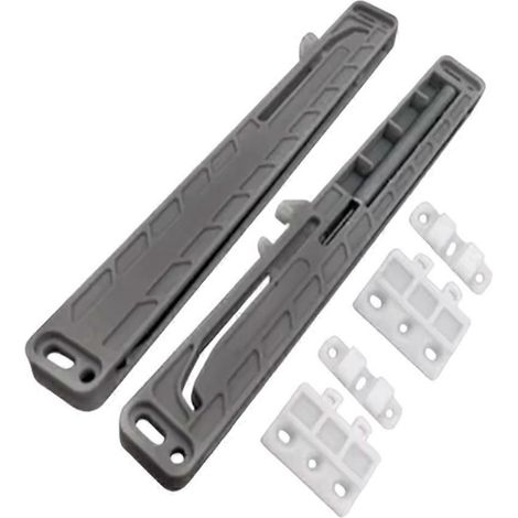 Lot de 2 amortisseurs de porte coulissante pour armoires et placards - JBMEDIA (1/4)
