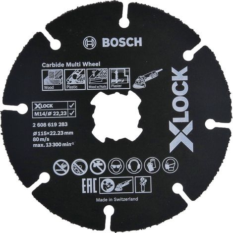 Bosch 1x X-LOCK Carbide Multi Wheel Ø 115 mm - 2608619283 (1/5)