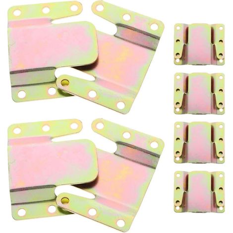 Sets de Connecteurs Crochets Multifonctionnels Lot de 6 pour Canapé de Fixation et Assemblage, Design Simple et Élégant pour Canapé Sectionnel (1/5)