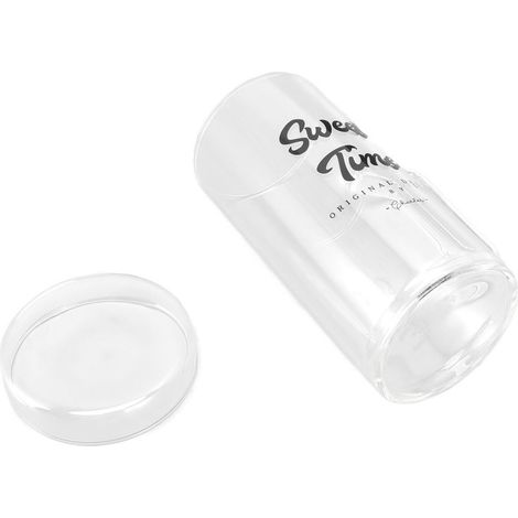 Klarglasbecher für Kaffee und andere Getränke, inklusive Deckel, ideales Geschenk für die Wohnung (1/5)