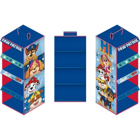 Cintre Organisateur De Placard - 4 niveaux - Pat'Patrouille-29x28x65 cm (1/2)