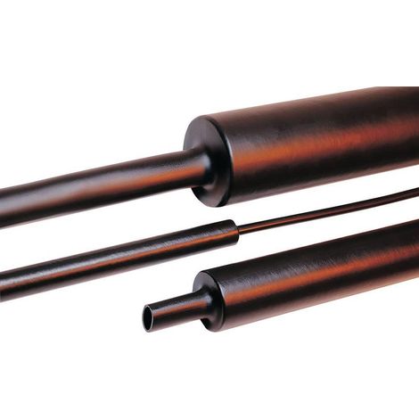 HellermannTyton 323-50630 funda termorretráctil negra 2 uds