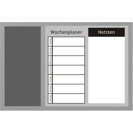 Tafel für die Notizen WOCHENPLANER, 3 in 1, 60x40 cm, ZELLER