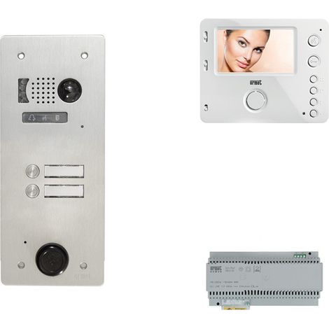 Kit visiophone 1 rangée avec 2 écrans URMET Collectif (1/2)