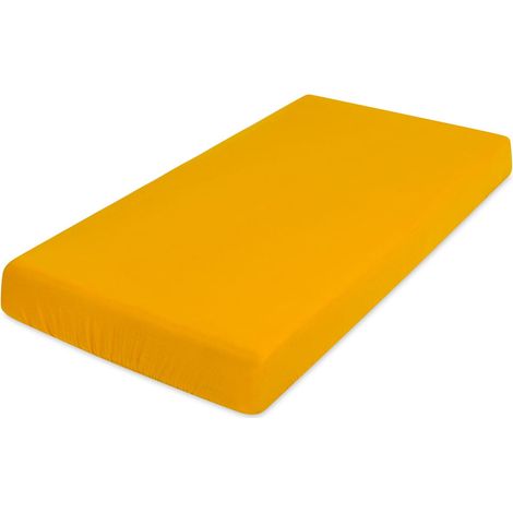 Lenzuolo con angoli in mussola 60x120x10 cm in scatola arancione (1/5)