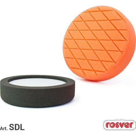 Spugne con Alloggio Centrale Rosver SDL 150x35 Nero DC - Conf.1pz