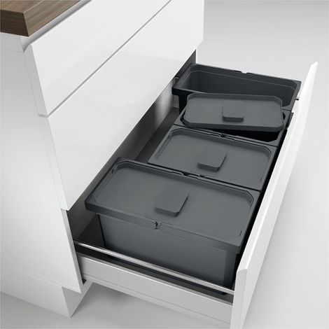 Naber Systembehälter Cox® Box 220/900-4, anthrazit (1/3)