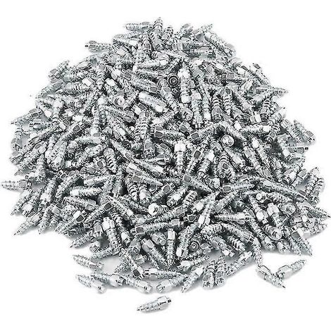100 Stück 12 mm Reifenspikes aus Hartmetall, Schneespikes, rutschfest und eisabweisend, für PKW/SUV/ATV/UTV-Reifen