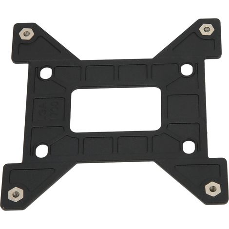 Support de radiateur renforcé PE, plaque de support anti-déformation pour sockets Intel 1150/1155/1156, fixation robuste pour processeurs.