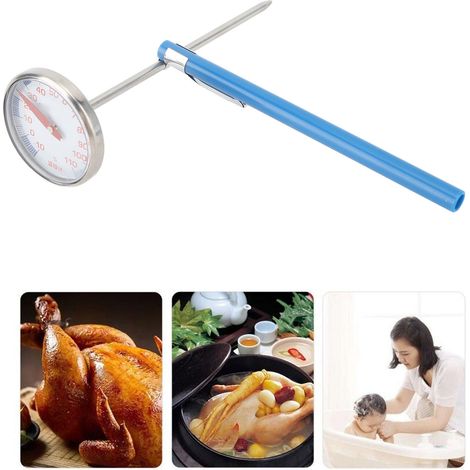 Thermomètre à lecture rapide T816 pour liquides, pâtes, lait en poudre, thermomètre de cuisine, thermomètre à eau (1/5)
