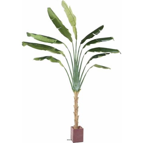 Arbre du voyageur palmier artificiel en pot H 350cm