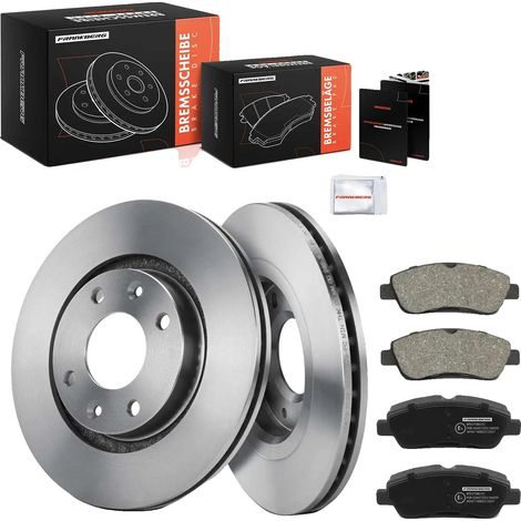 Dischi freno, diametro 265,5 mm, spessore 18,4 mm, larghezza 136,8 mm, ventilati, compatibili con CITROËN e PEUGEOT (1/5)