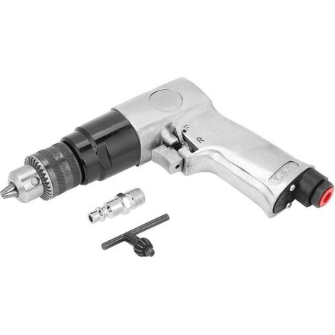 Perceuse Pneumatique Réversible 10mm 3/8" avec Mandrin à Clé Outils Pneumatiques