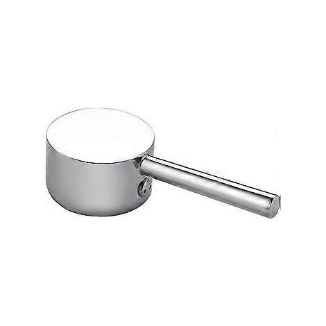 Kit poigne de robinet pour robinet poigne unique avec cartouche de 25 mm/35 mm/40 mm Poigne de rechange universelle en métal avec bouton et vis de rg (1/5)