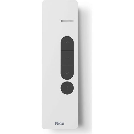 Nice DOMIP1 - Émetteur bidirectionnel portatile, monocanal, blanc (1/2)