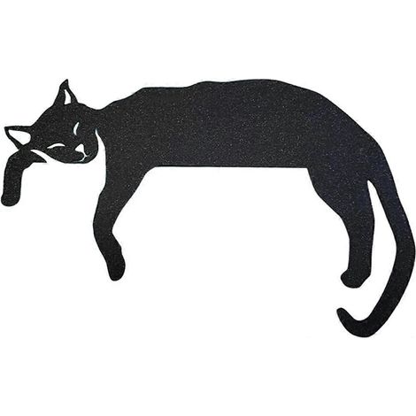 Décoration de porte pour chat, panneau d'angle de porte avec chat noir, décoration de cheminée chat, cadeau pour amoureux des chats, décoration d'étagère, adorable enfant (1/4)