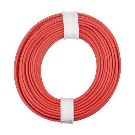 Donau Elektronik 125-010 Cavo per cablaggi 1 x 0.25 mm² Rosso 10 m