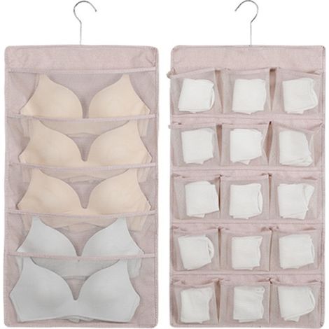 Trade Shop - Organizer Per Porta Reggiseni Calze E Biancheria Intima A Due Lati 15/30 Posti - (1/5)