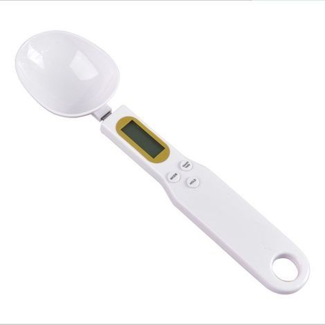 Électronique Cuillère Mesure, cuillère doseuse numérique, Cuillère de Pesée Électronique de Cuisine avec Écran LCD, Balance Alimentaire Multifonctions la Cuisson, Les Épices, Noir (1/5)