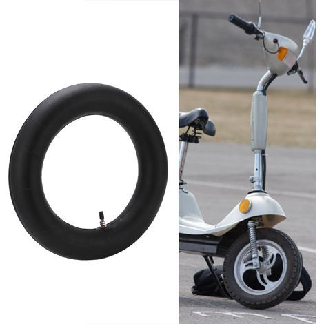 Chambre à air 3.00‑10 pour moto, robuste et flexible, avec valve droite, durable pour tous terrains (1/5)