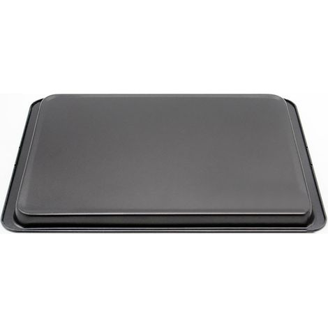 Plaque de cuisson rectangulaire 14,5 pouces antiadhésive en acier au carbone