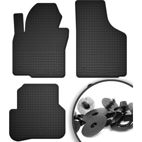 Gummimatten + Stopper für: Skoda Superb II Langversion Limousine, Kombi (2008-2015)