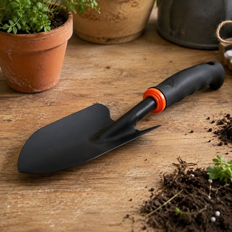 Pelle Jardinage Grande 32,6 x 8,4 cm Manche Caoutchouc Fer Plantes (1/4)