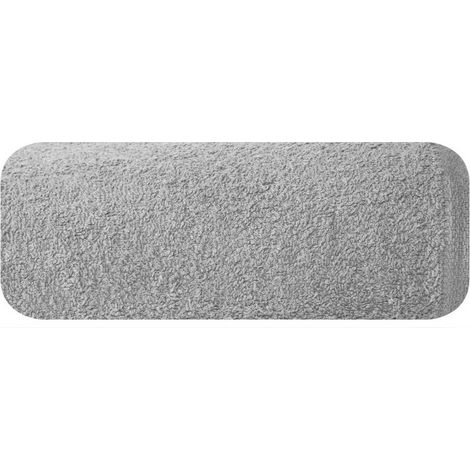 EUROFIRANY KLASSISCHES BAUMWOLL-BADETUCH GLATT 1 50X100CM SILBER (1/4)