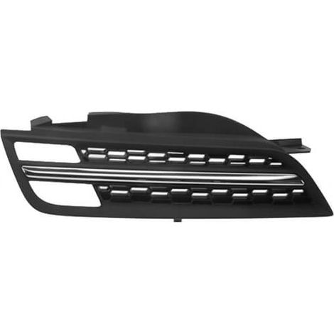 Grille de calandre avant gauche noire moulure chromée Nissan Micra K12 phase 2 2005-2007 (1/2)