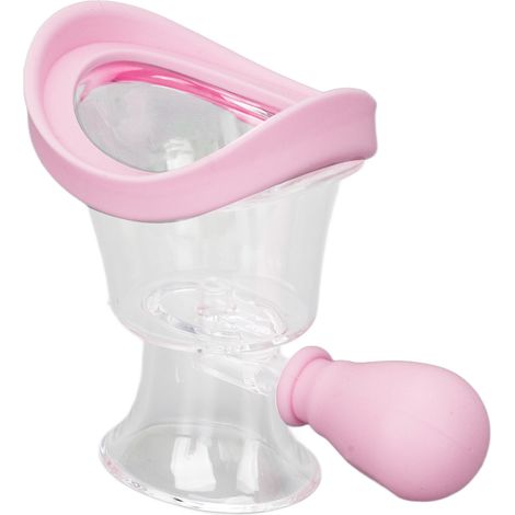 Tasse de lavage oculaire en silicone, contrôle précis pour fatigue visuelle et résidus de maquillage, kit de nettoyage réutilisable, rose. (1/5)
