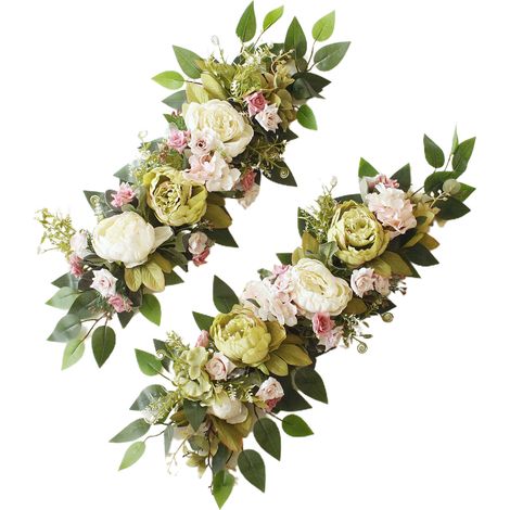 Hochzeitsbogen-Blumen, naturgetreuer, eleganter künstlicher Blumengirlande für Esstisch und Party (1/3)