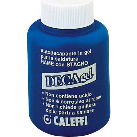 Decapante en gel para soldar cobre con estaño Caleffi 615100  adhesivo
