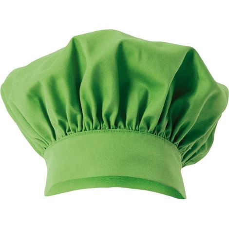 Gorro francés de cocinero con frunce VELILLA Serie 404001 Verde lima