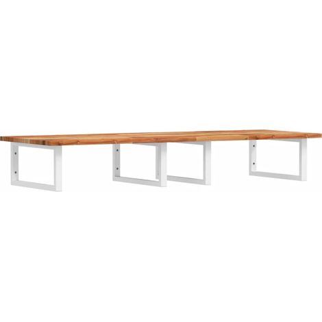 Maison Exclusive - Waschbeckenregal Wandmontage Stahl und Akazien